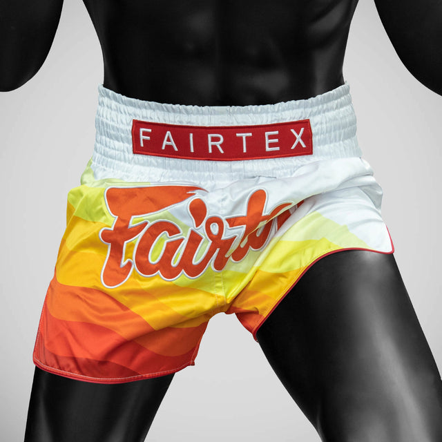 Fairtex BS1932 Spectrum Muay Thai Shorts White