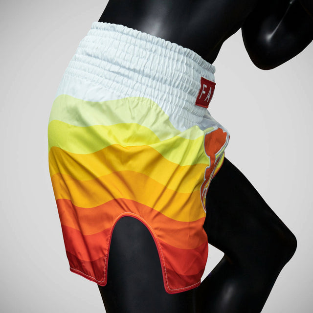 Fairtex BS1932 Spectrum Muay Thai Shorts White