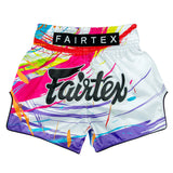 Fairtex BS1933 Musique du monde Muay Thai Shorts blancs