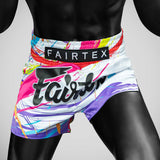 Fairtex BS1933 Musique du monde Muay Thai Shorts blancs