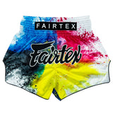 Fairtex BS1937 Säure Jazz Muay Thai Shorts Weiß