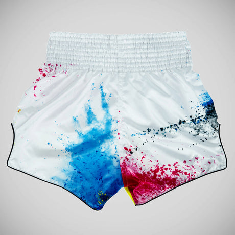 Fairtex BS1937 Acid Jazz Muay Thai Shorts White