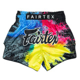Fairtex BS1938 Säure Jazz Muay Thai Shorts Schwarz