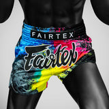 Fairtex BS1938 Acid Jazz Muay Thai Shorts Black