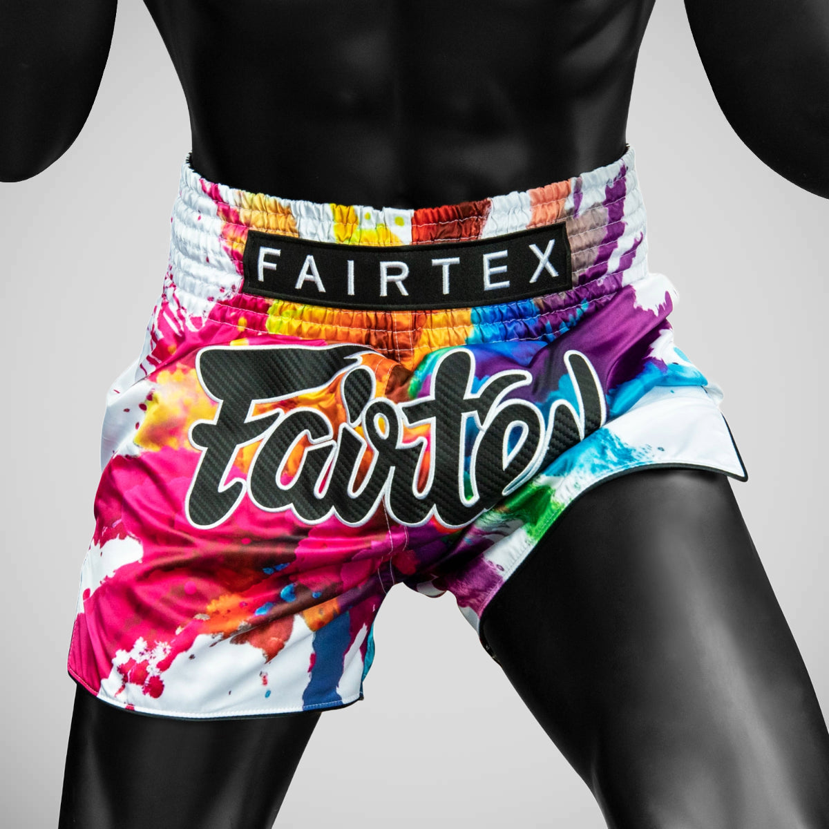 Fairtex BS1939 Funky Soul Muay Thai Shorts White