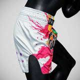 Fairtex BS1939 Funky Soul Muay Thai Shorts White