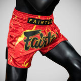 Fairtex BS1946 Inferno Muay Thai Shorts Red