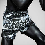 Fairtex BS1949 Grunge Black Muay Thai Shorts