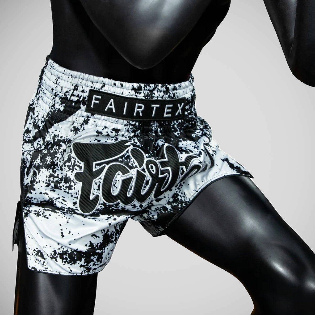 Fairtex BS1948 Grunge White Muay Thai Shorts