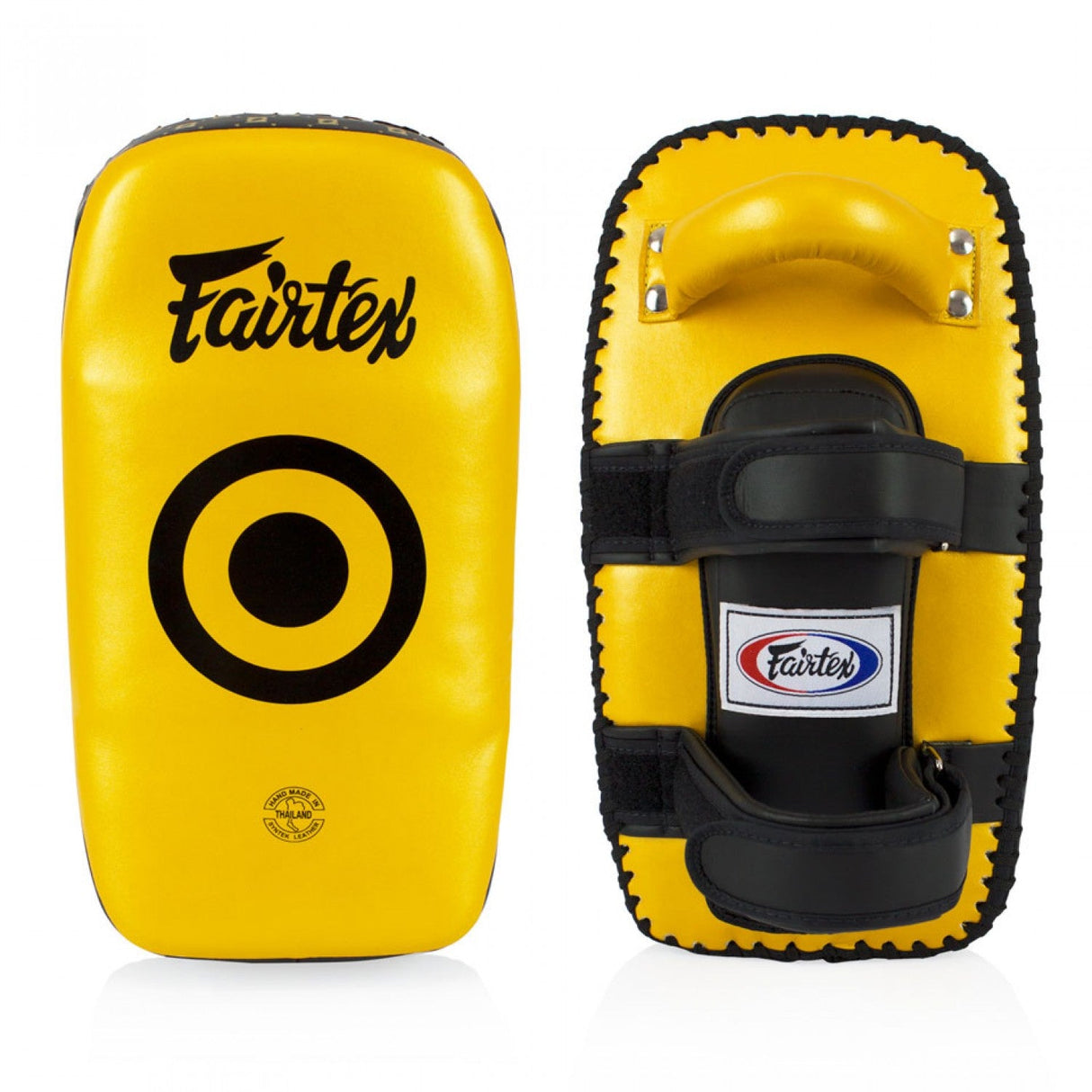 Gold/Black Fairtex KPLC5 Lätt thailändsk kickkuddar