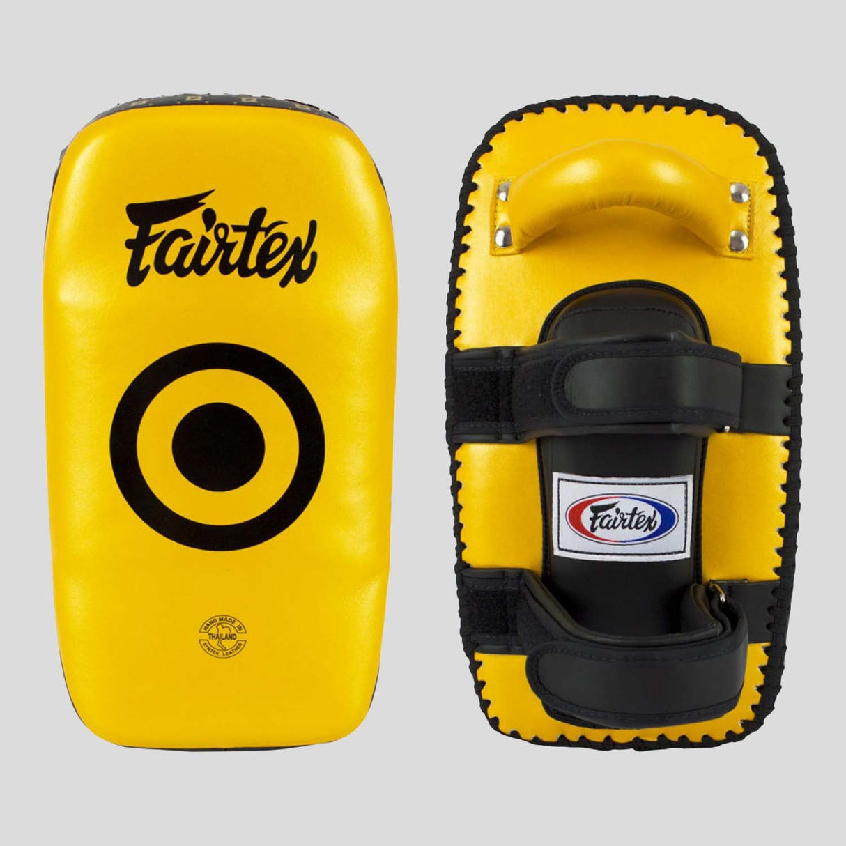 Gold/Black Fairtex KPLC5 Lätt thailändsk kickkuddar