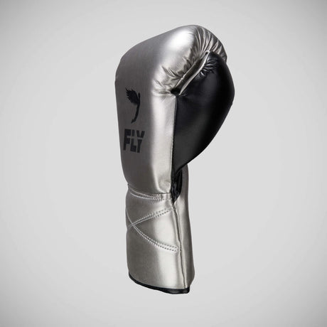 Fly Superlace X Boxing Gloves Silver/Black