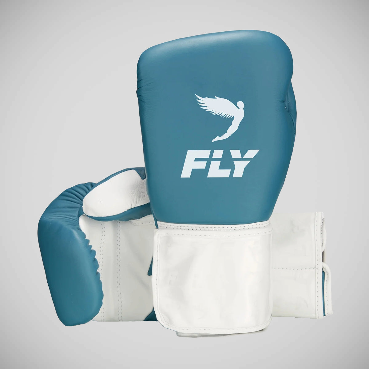 Fly Superloop Lightning Boxing Gloves Aqua/White