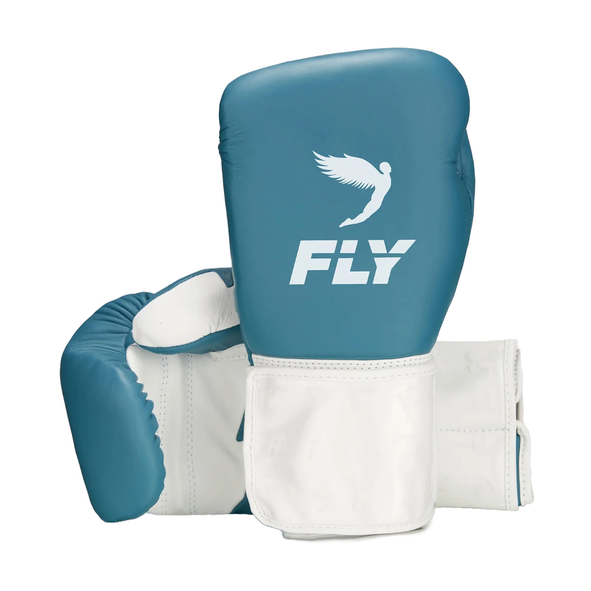 Fly Superloop Lightning Boxing Gloves Aqua/White