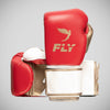 Fly Superloop Lightning -Boxhandschuhe Rot/Weiß/Gold