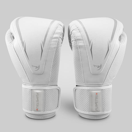 Fumetsu Alpha Pro MK2 Boxing Gloves White - front view