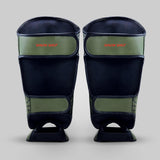 Fumetsu Dragon Slayer Shin Guards Khaki/Orange