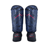 Fumetsu Dragon Slayer Shin Guards Blue/Black/Red