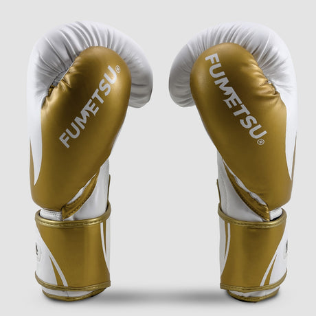 Fumetsu Ghost S3 Boxing Gloves White/Gold - back view