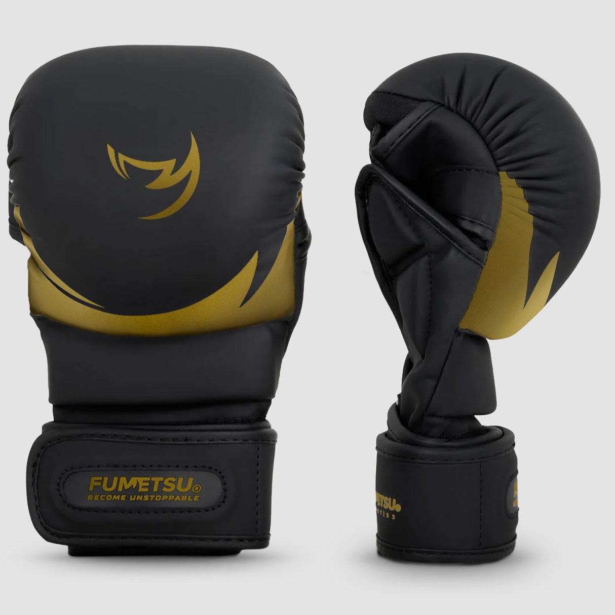 Fumetsu Ghost S3 MMA Sparring Handschuhe Schwarz/Gold