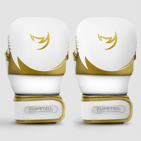 Fumetsu Ghost S3 MMA Sparring Gloves White/Gold