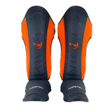 Fumetsu Icon Thai Shin Guards Black/Orange