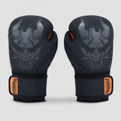 Fumetsu Oni Boxing Gloves Black/Grey/Bronze - front view