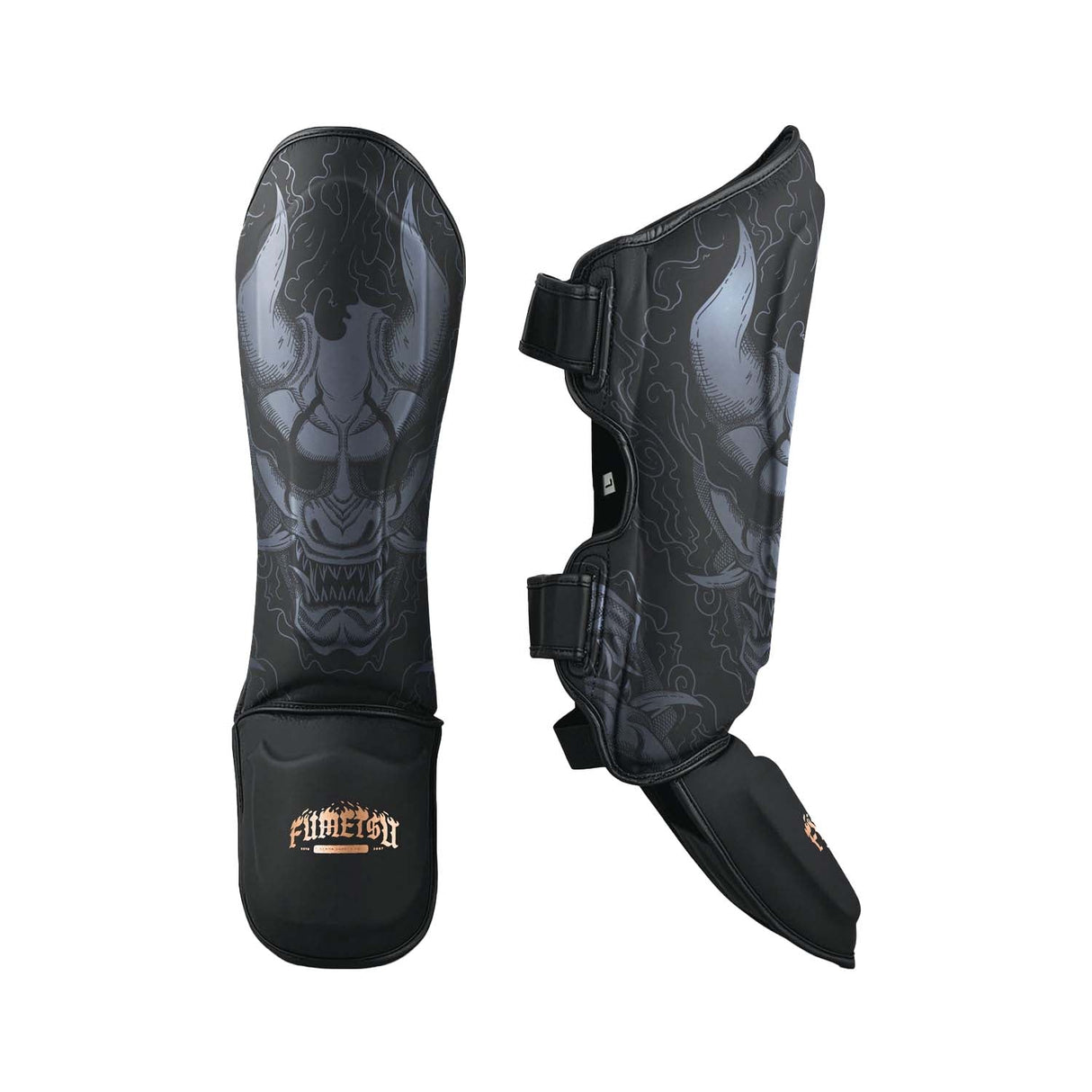 Fumetsu Oni Shin Guards Black/Grey/Bronze