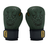 Fumetsu Oni ​​Boxing luvas cáqui/preto/ouro
