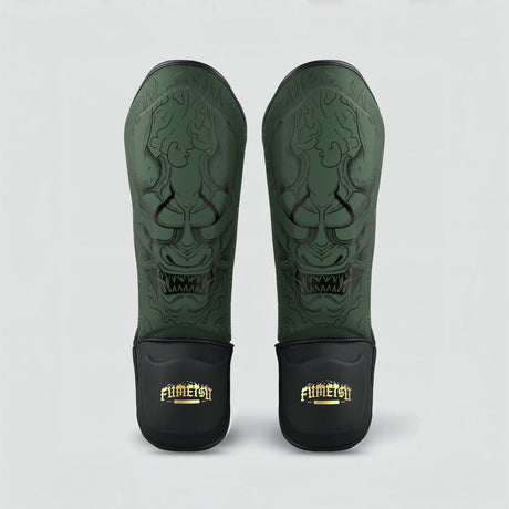 Fumetsu oni Shin Guards Khaki/Schwarz/Gold