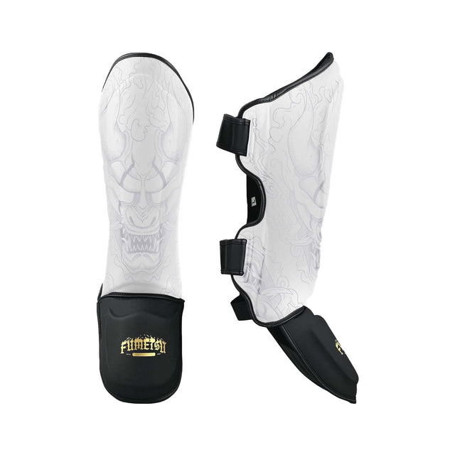 Fumetsu Oni Shin Guards White/Black/Gold