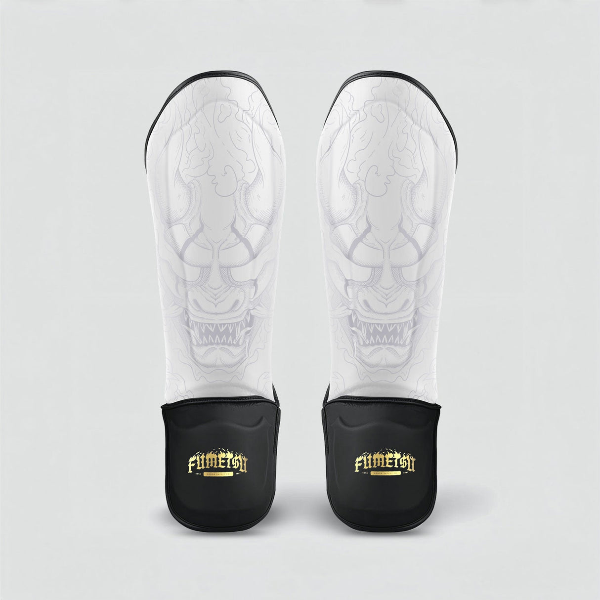 Fumetsu Oni ​​Shin Guards White/Black/Gold