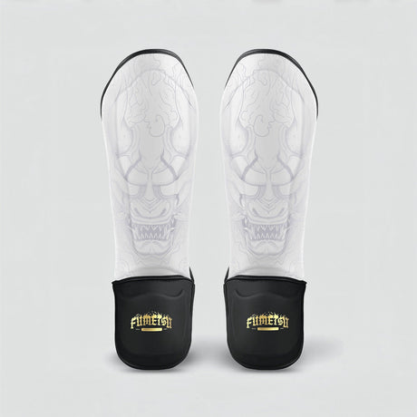 Fumetsu Oni ​​Shin Guards White/Black/Gold