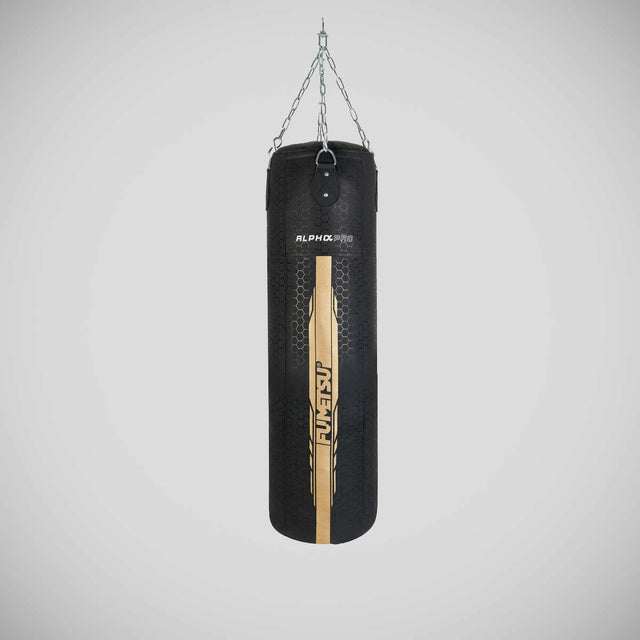 Fumetsu Alpha Pro 4ft Punch Bag Black/Gold   