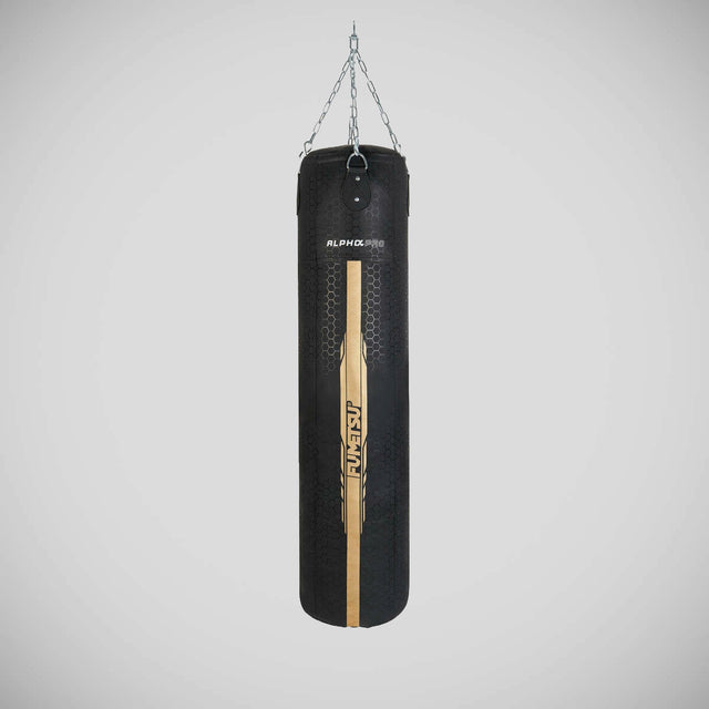 Fumetsu Alpha Pro 5ft Punch Bag Black/Gold   
