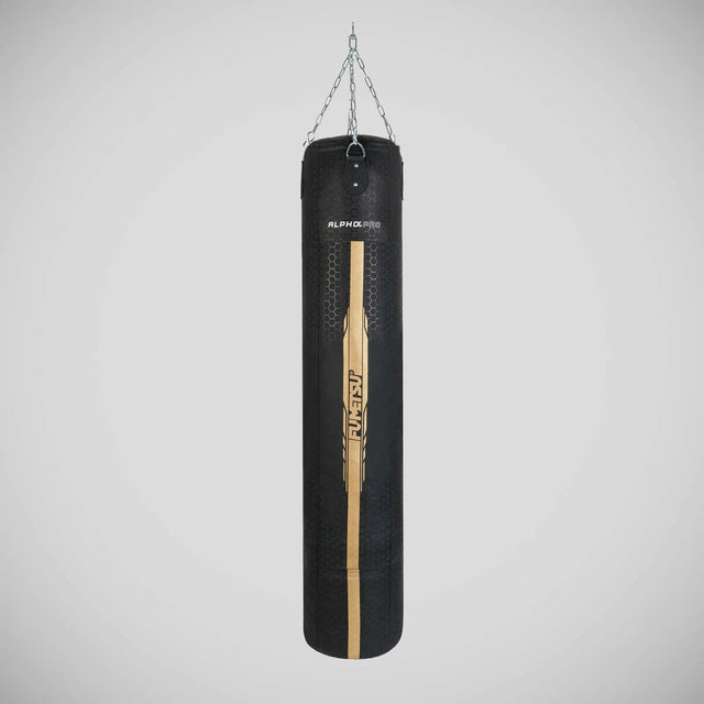 Fumetsu Alpha Pro 6ft Punch Bag Black/Gold   