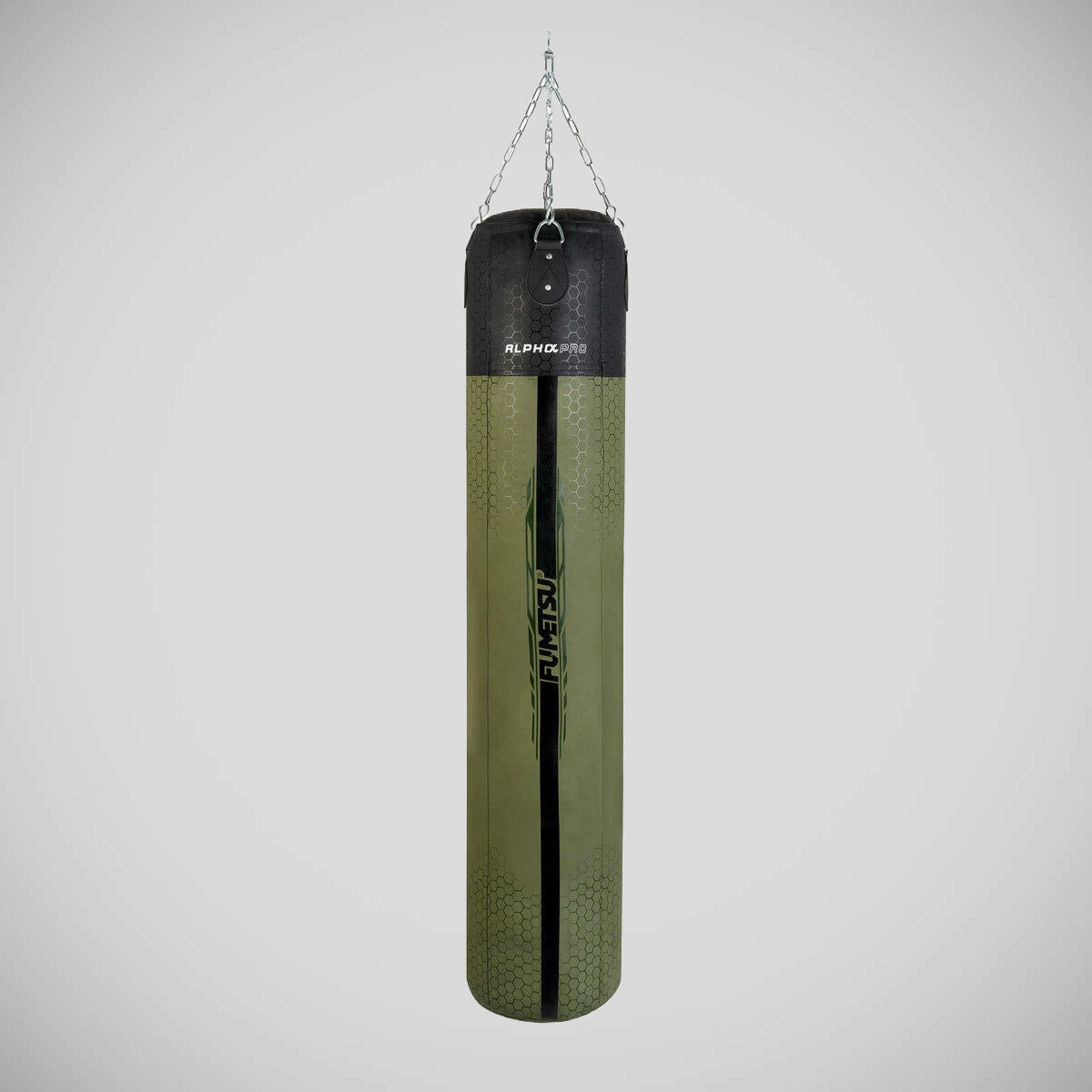 Fumetsu Alpha Pro 6ft Punch Bag Olive Green/Black   