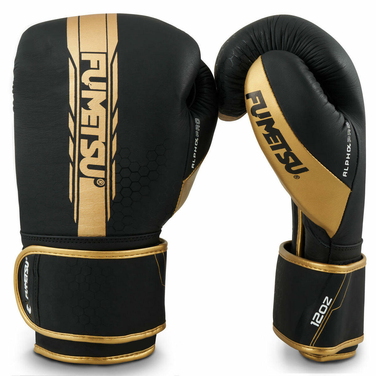 Fumetsu Alpha Pro Boxing Gloves Black/Gold