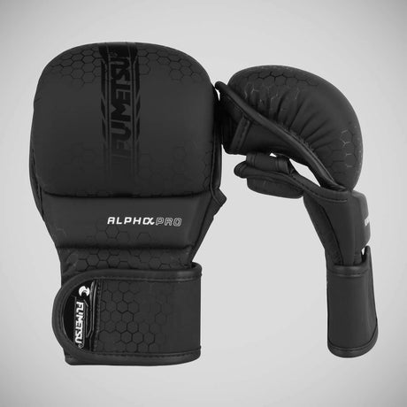 Fumetsu Alpha Pro MMA Sparring Gloves Black/Black