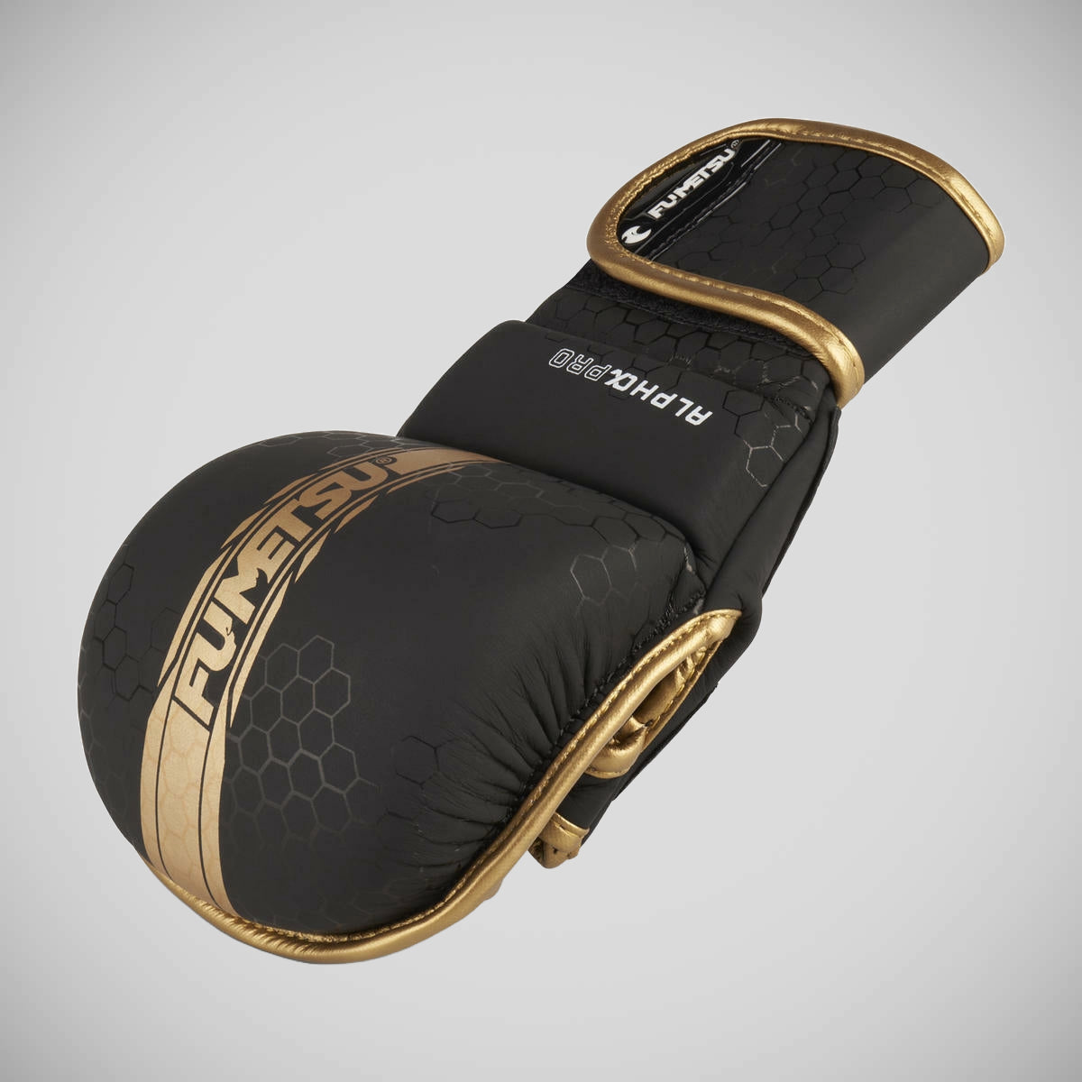 fumetsu alpha pro mma 스파링 장갑 검은 색/금