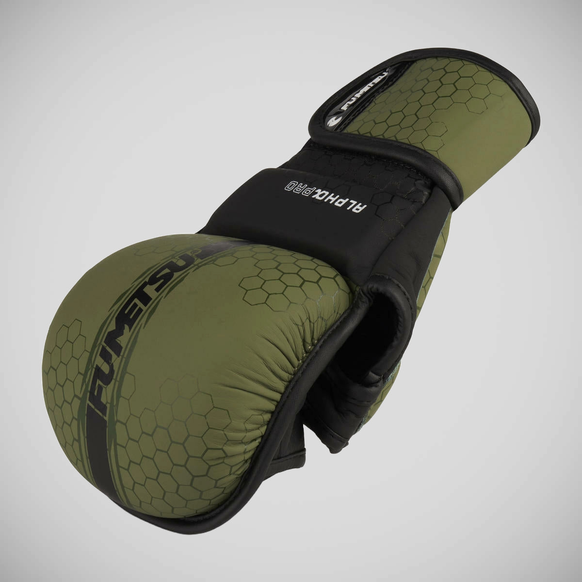 Fumetsu Alpha Pro MMA спаринг -рукавички оливковий зелений/чорний