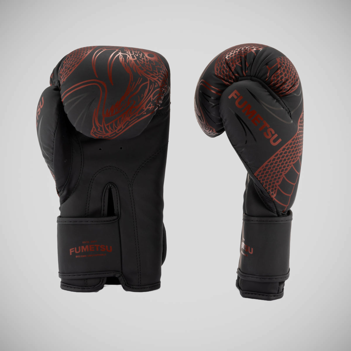 FUMETSU ANACONDA Luvas de boxe preto/vermelho