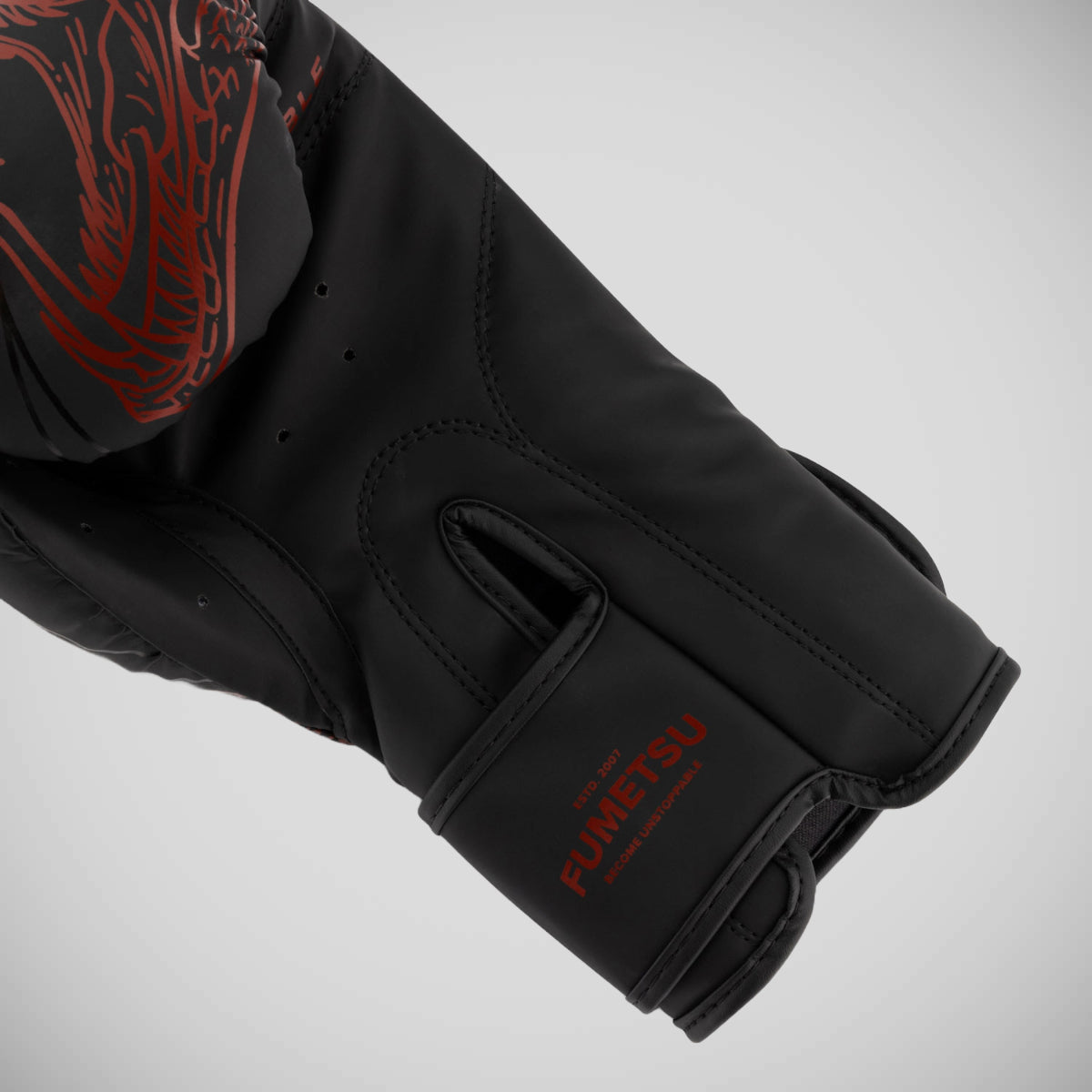 FUMETSU ANACONDA Luvas de boxe preto/vermelho