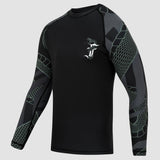 Fumetsu Anaconda Long Sleeve Rash Guard Black/Khaki