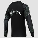 Fumetsu Anaconda Long Sleeve Rash Guard Black/Khaki