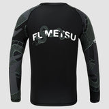 Fumetsu Anaconda Long Sleeve Rash Guard Black/Khaki