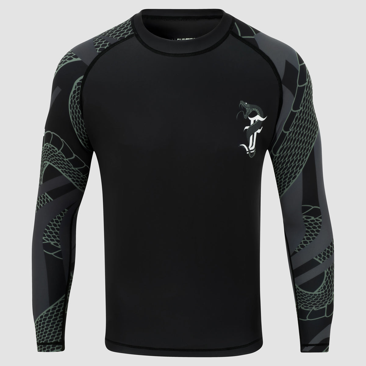 Fumetsu Anaconda Long Sleeve Rash Guard Black/Khaki
