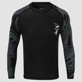 Fumetsu Anaconda Long Sleeve Rash Guard Black/Khaki