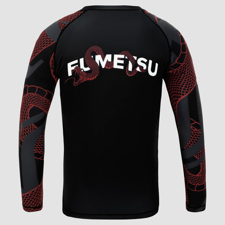 Fumetsu Anaconda Long Sleeve Rasches Schwarz/Rot