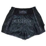 Fumetsu anaconda muay thai pantalones cortos negros/negros